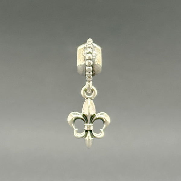 Estate Pandora SS Fluer De Lis Dangle Charm - Walter Bauman Jewelers