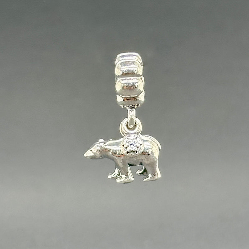 Estate Pandora SS Polar Bear Dangle Charm - Walter Bauman Jewelers