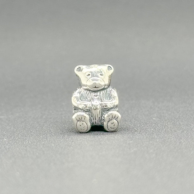 Estate Pandora SS Teddy Bear Bead Charm - Walter Bauman Jewelers