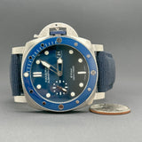 Estate Panerai Submersible Quarantaquattro Blu Profondo Men’s Automatic Watch Ref#PAM01289 - Walter Bauman Jewelers