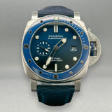 Estate Panerai Submersible Quarantaquattro Blu Profondo Men’s Automatic Watch Ref#PAM01289 - Walter Bauman Jewelers