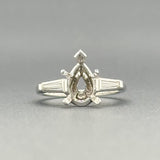 Estate Platinum 0.19cttw G-H/VS1-2 Diamond Semi-Mount Eng. Ring Setting - Walter Bauman Jewelers