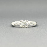 Estate Platinum 0.42cttw H-I/VS2-I1 Diamond Engagement Ring - Walter Bauman Jewelers