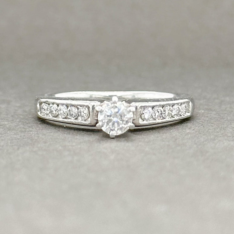 Estate Platinum 0.50ctw G-H/I1 Diamond Engagement Ring - Walter Bauman Jewelers