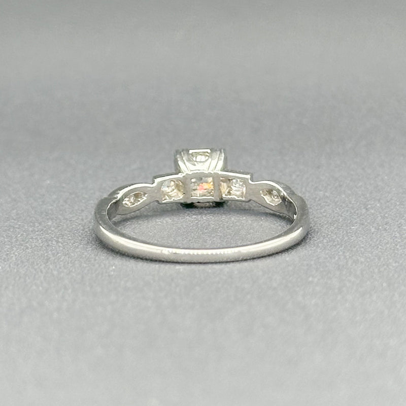 Estate Platinum 0.51cttw H-I/SI1-I1 Diamond Engagement Ring - Walter Bauman Jewelers