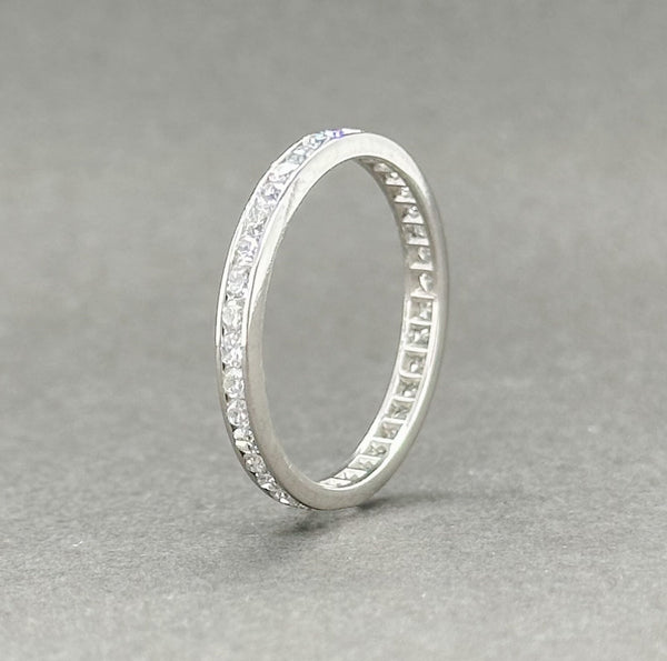 Estate Platinum 0.55ctw G-H/VS2-SI1 Diamond Eternity Ring - Walter Bauman Jewelers