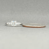 Estate Platinum 0.57ctw I-J/VS1-2 Diamond Engagement Ring - Walter Bauman Jewelers