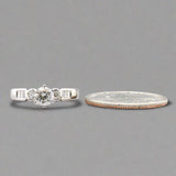 Estate Platinum 0.5ct I/SI3 Diamond Engagement Ring - Walter Bauman Jewelers
