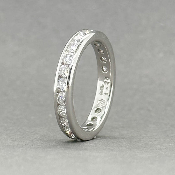 Estate Platinum 1.25ctw G-H/VS2 Diamond Eternity Ring - Walter Bauman Jewelers