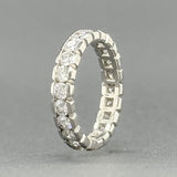 Estate Platinum 1.30cttw G-H/SI1 Diamond Eternity Ring - Walter Bauman Jewelers