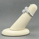 Estate Platinum 1.62cttw G-H/SI1-2 Diamond Bypass Ring - Walter Bauman Jewelers