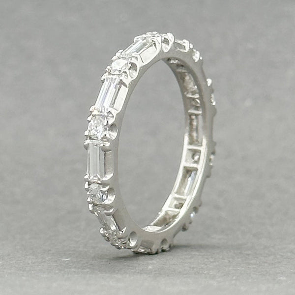 Estate Platinum 1.74ctw G-H/VS1-2 Diamond Eternity Ring - Walter Bauman Jewelers