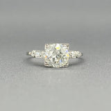 Estate Platinum 2.05cttw OEC J-H/VS1-SI2 Diamond Engagement Ring - Walter Bauman Jewelers