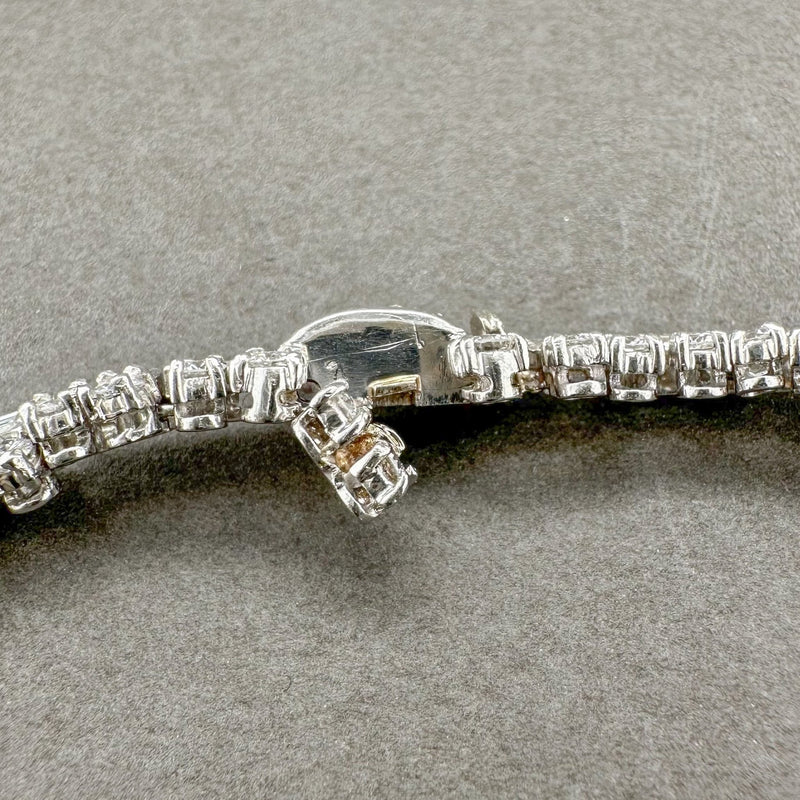 Estate Platinum Art Deco 27.80cttw E-G/VVS2-SI1 Diamond Necklace - Walter Bauman Jewelers