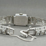 Estate Platnum 5.45ctw G-H/VS2 Diamond Mechanical Watch - Walter Bauman Jewelers