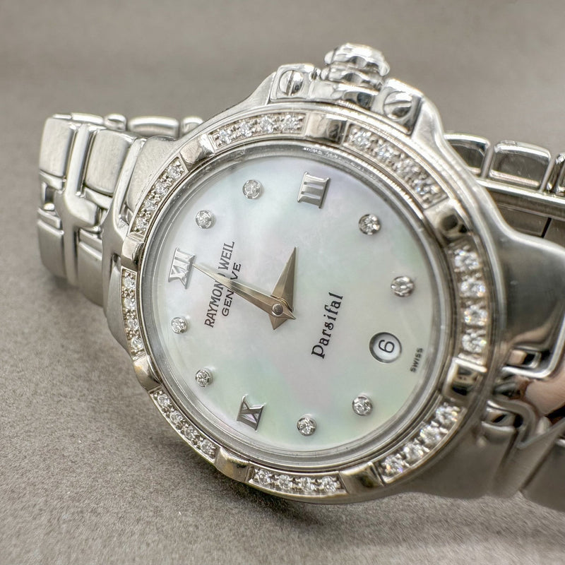 Estate Raymond Weil Parsifal Ladies Quartz Watch ref#9995 - Walter Bauman Jewelers