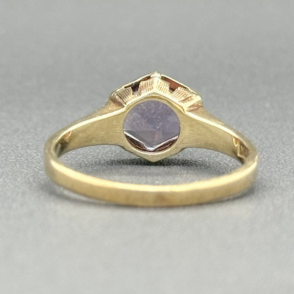 Estate Retro 10K Y Gold 0.50ct Amethyst Ring - Walter Bauman Jewelers