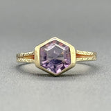 Estate Retro 10K Y Gold 0.50ct Amethyst Ring - Walter Bauman Jewelers