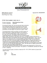 Estate Retro 14K R Gold 1.82cttw Lab-Created Ruby & 0.86cttw H-I/SI1-2 Diamond Ring - Walter Bauman Jewelers