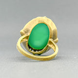 Estate Retro 14K Y Gold 2.30ct Chalcedony Ring - Walter Bauman Jewelers