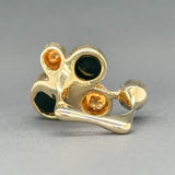 Estate Retro 14K Y Gold 8.70ctw Onyx Cocktail Ring - Walter Bauman Jewelers