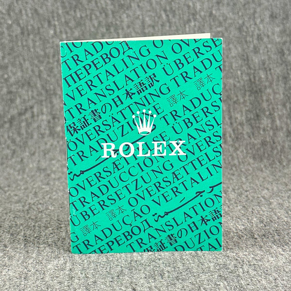 Estate Rolex Oyster Chronometer Certification Booklet - Walter Bauman Jewelers