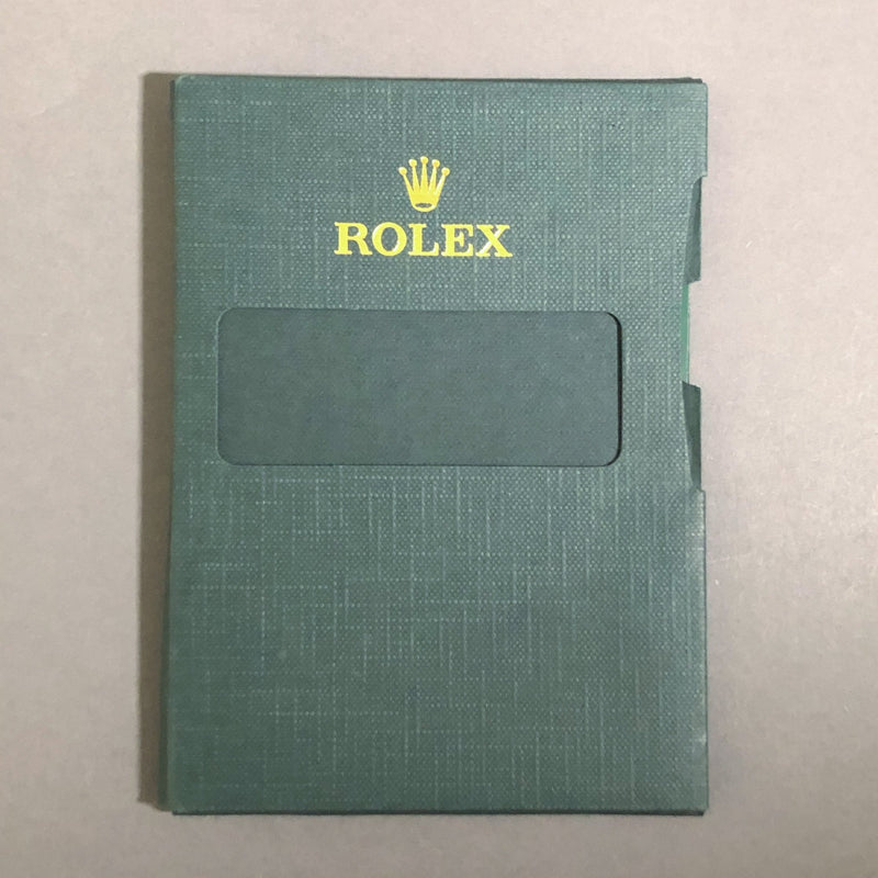 Estate Rolex Oyster Perpetual Date Booklets & Holder - Walter Bauman Jewelers