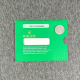 Estate Rolex Pamphlet Sleeve (Empty) H - Walter Bauman Jewelers