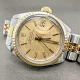Estate Rolex STST & 18 Date Ladies Automatic Watch ref#6917-3 - Walter Bauman Jewelers