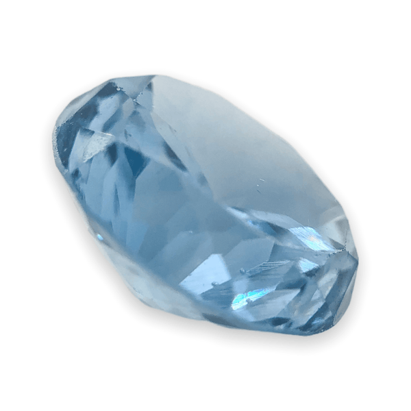 Estate Round Blue Topaz 9.93ct Loose Stone - Walter Bauman Jewelers