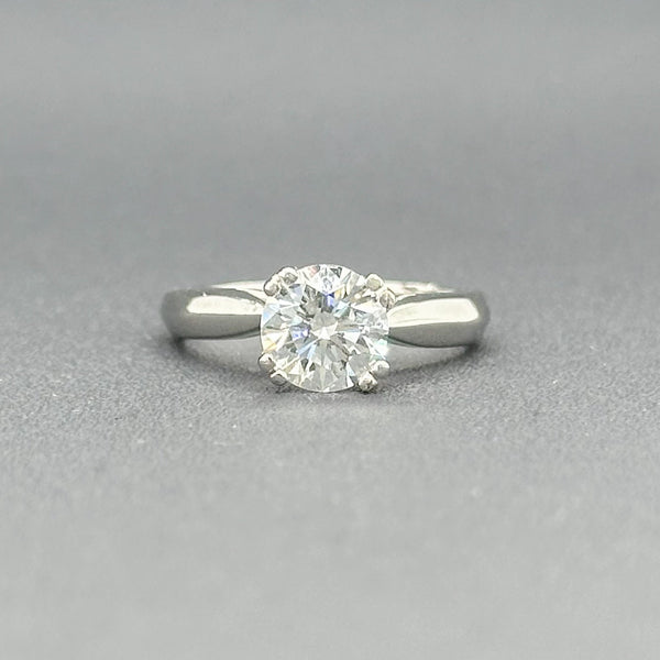 Estate Scott Kay Platinum 1.18cttw H/SI1 Diamond Engagement Ring - Walter Bauman Jewelers
