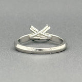 Estate Scott Kay Platinum High Polish Engagement Ring Mounting - Walter Bauman Jewelers