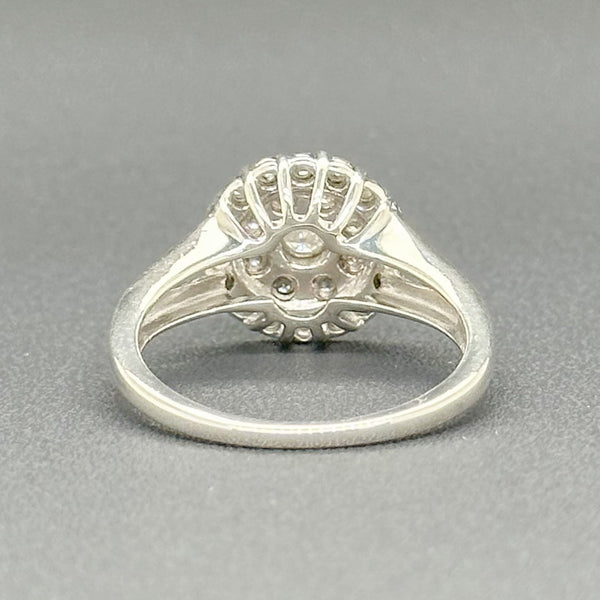 Estate SS 0.28cttw H-I/I2-3 Diamond Cluster Ring - Walter Bauman Jewelers
