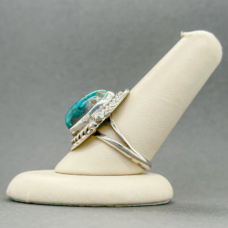 Estate SS 10.24ct Turquoise Ring - Walter Bauman Jewelers