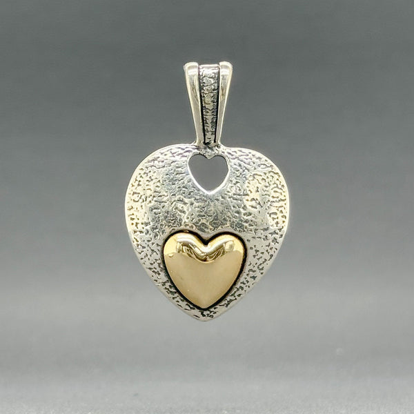 Estate SS 14 Heart Pendant - Walter Bauman Jewelers