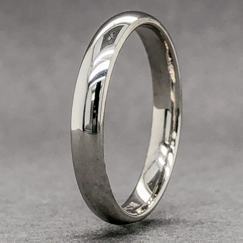 Estate SS 4mm Polished Wedding Band A - Walter Bauman Jewelers