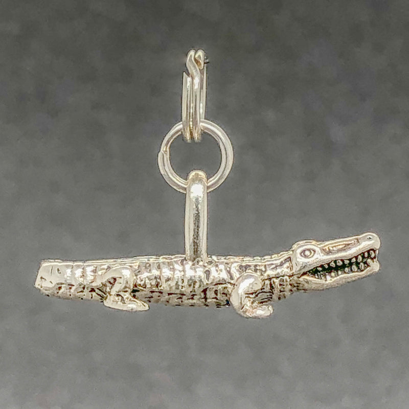 Estate SS Alligator Charm - Walter Bauman Jewelers