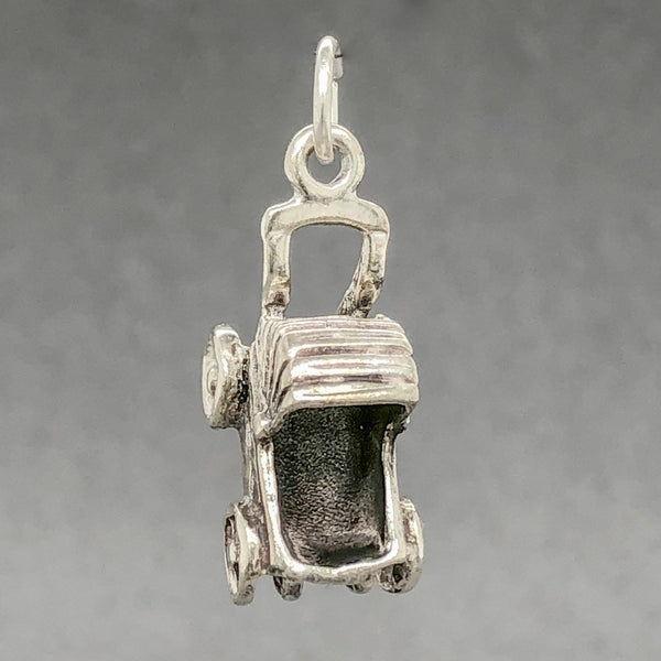 Estate SS Baby Carriage Charm - Walter Bauman Jewelers