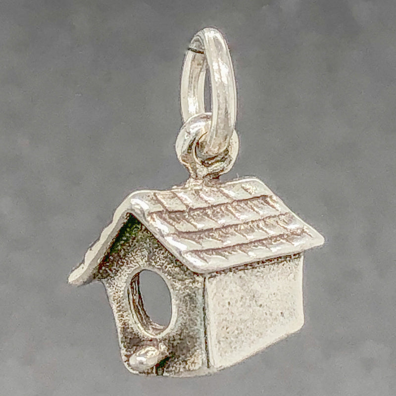 Estate SS Birdhouse Charm - Walter Bauman Jewelers