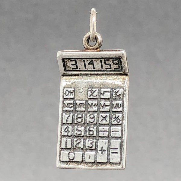 Estate SS Calculator Charm - Walter Bauman Jewelers