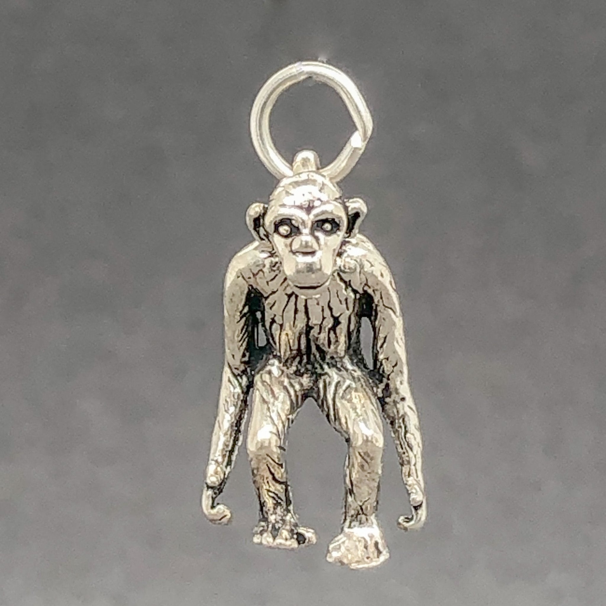 Estate Sterling Silver Chimpanzee Charm – Walter Bauman Jewelers
