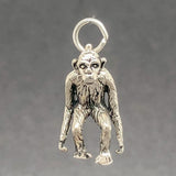 Estate SS Chimpanzee Charm - Walter Bauman Jewelers