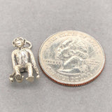 Estate SS Chimpanzee Charm - Walter Bauman Jewelers