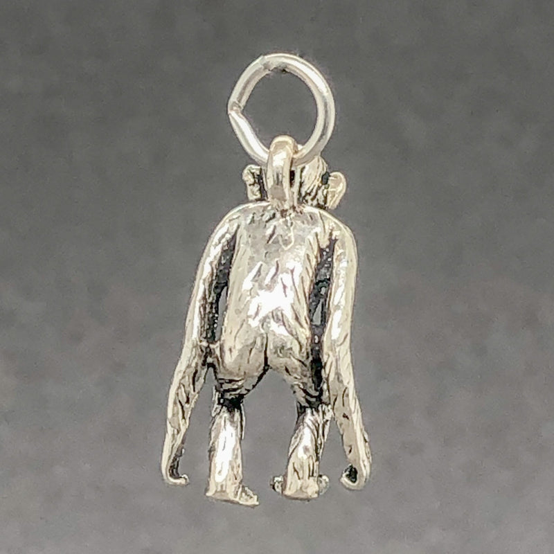 Estate SS Chimpanzee Charm - Walter Bauman Jewelers