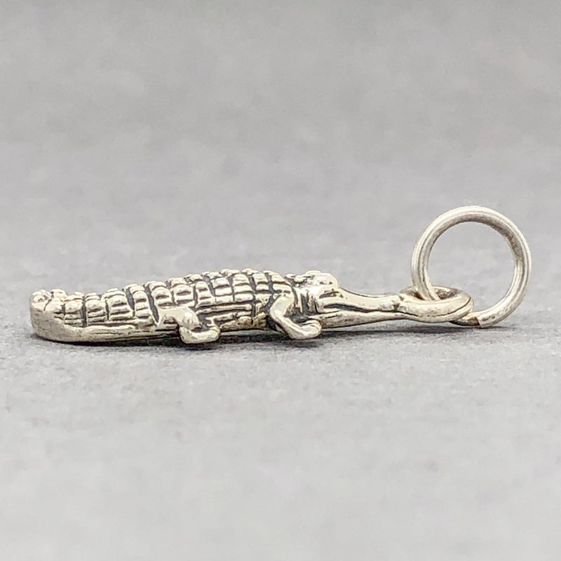 Estate SS Crocodile Charm - Walter Bauman Jewelers