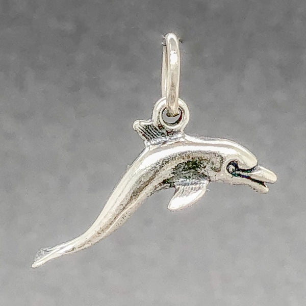 Estate SS Dolphin Charm - Walter Bauman Jewelers
