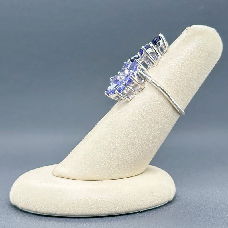 Estate SS Double Flower Ring - Walter Bauman Jewelers