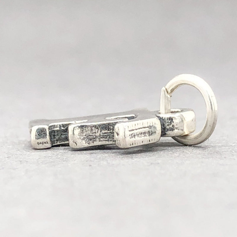 Estate SS “F” Letter Charm - Walter Bauman Jewelers