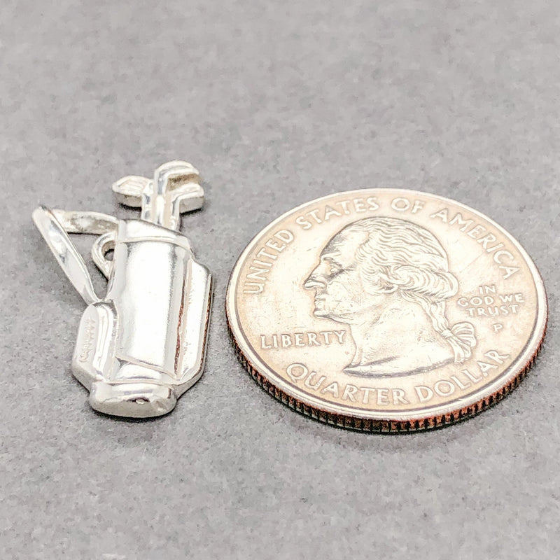 Estate SS Golf Bag Charm - Walter Bauman Jewelers