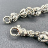 Estate SS Heart Link Bracelet - Walter Bauman Jewelers